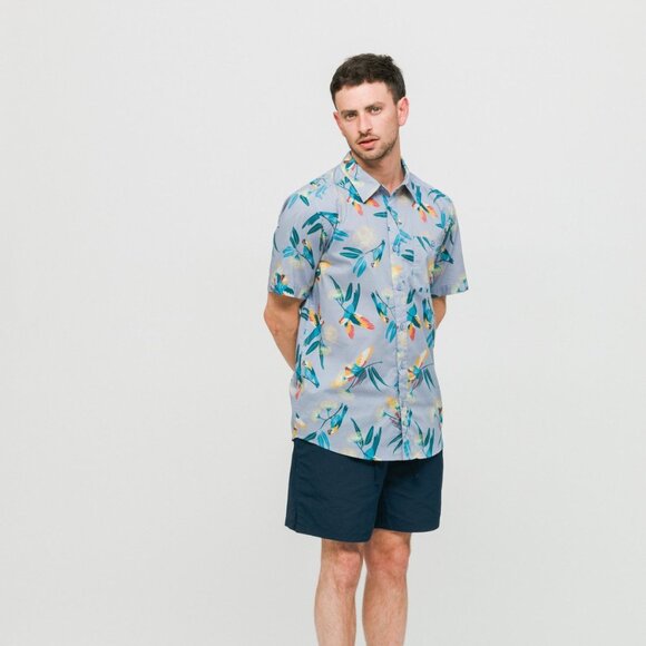 Men's Patagonia Parrots Shirt - Ghost Purple, L - Picture 3 of 7